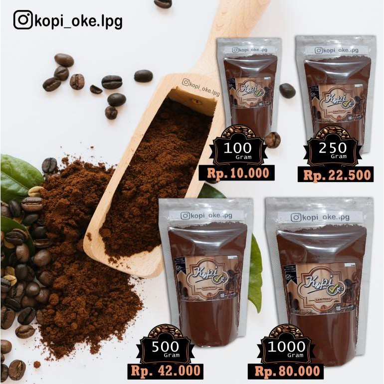 

KOPI OKE LAMPUNG 250 gram
