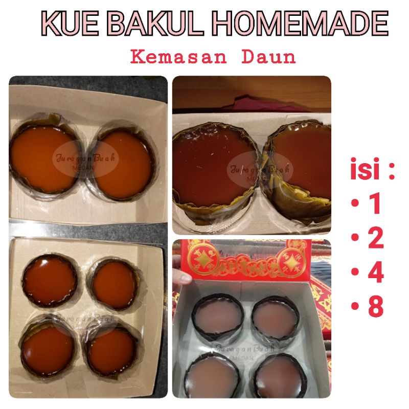 

Kue Bakul - Kue Keranjang Daun Homemade Medan