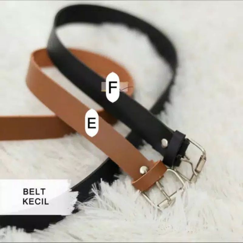 SIMPLY BELT KOTAK KECIL Square Belt Ikat Pinggang Wanita Korean Style (Hitam Putih Coklat) WOMEN BELT