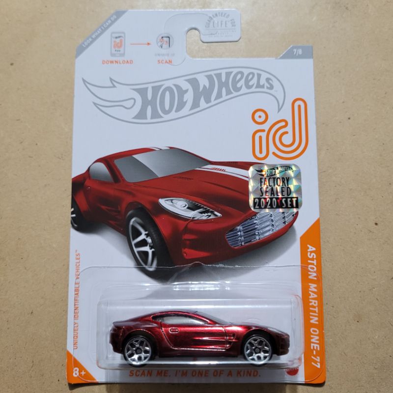 HOT WHEELS ID ASTON MARTIN ONE-77 [ RED WHITE ]
