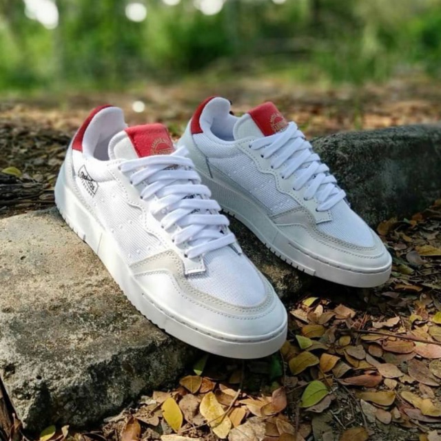 ORIGINAL UNISEX ADIDAS SUPERCOURT WHITE/RED