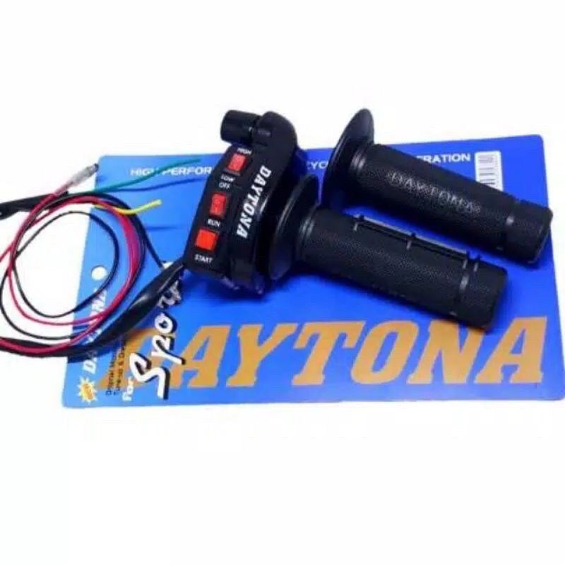 Gas Spontan Daytona Sport Polos &amp; Tombol Universal Semua Motor Kabel Satu