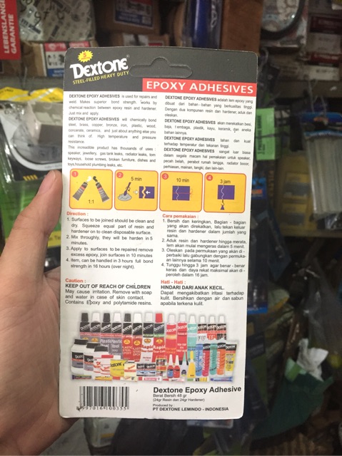 Lem Dextone 5 Menit Epoxy Adhesives 5 Menit