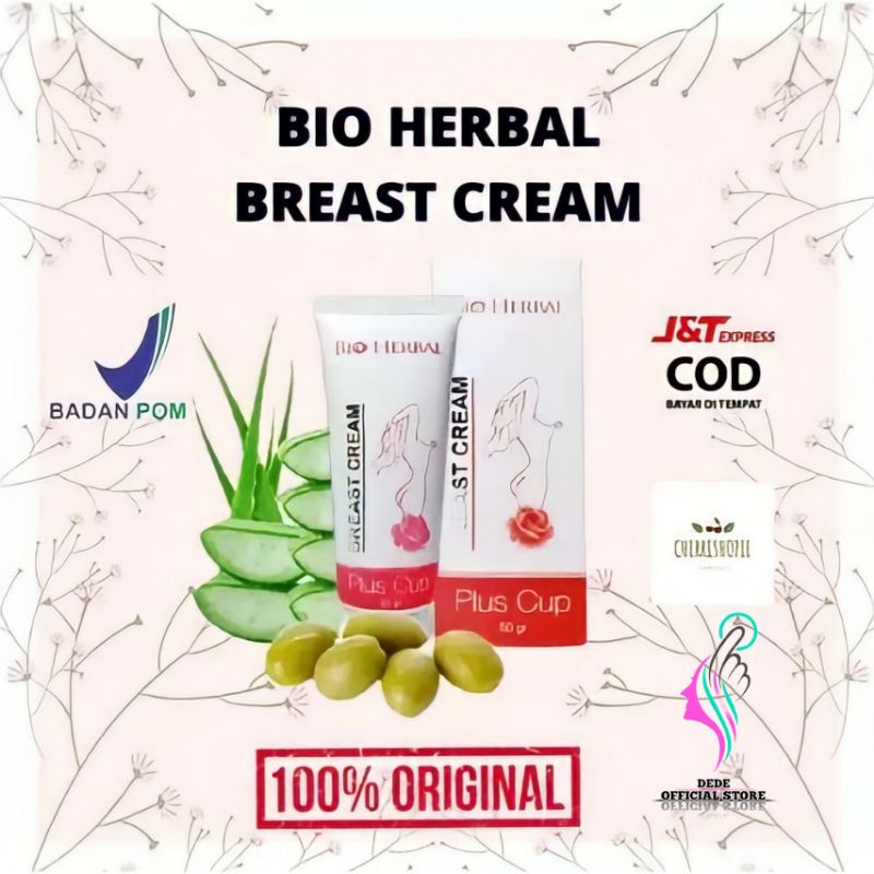BIO HERBAL BREAST CREAM BPOM ORIGINAL KRIM OBAT PEMBESAR PAYUDAR