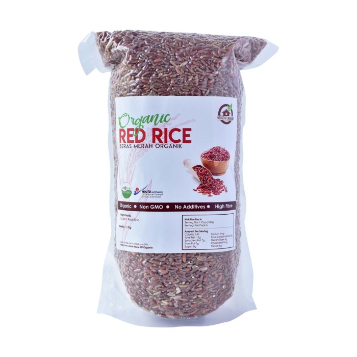 

Ds501Vs House Of Organix Organic Red Rice ( Beras Merah Organik ) Sv012Ss