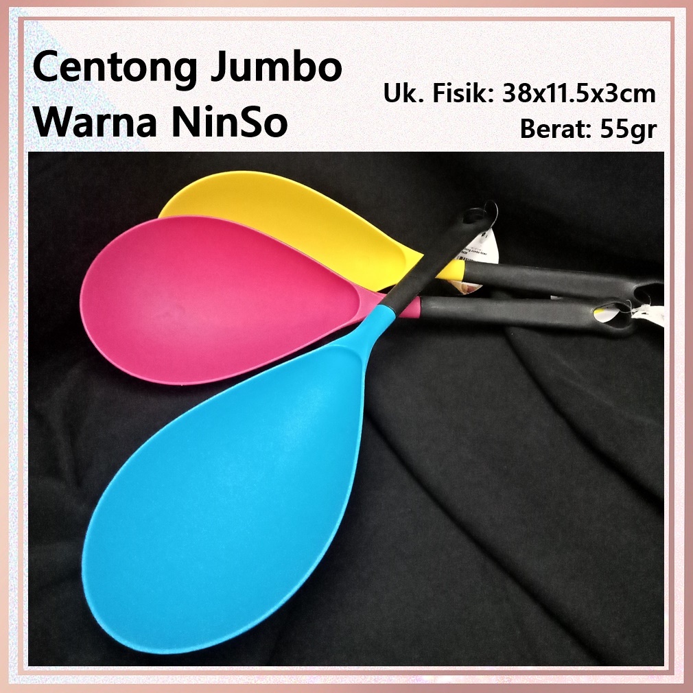 Centong/Sendok Sayur &amp; Kuah Jumbo NinSO 38cm