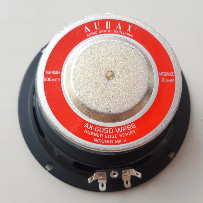 SPEAKER 6 INCH WOOFER AUDAX 200 WATT ORIGINAL ASLI 6 IN 6 6IN AUDAX