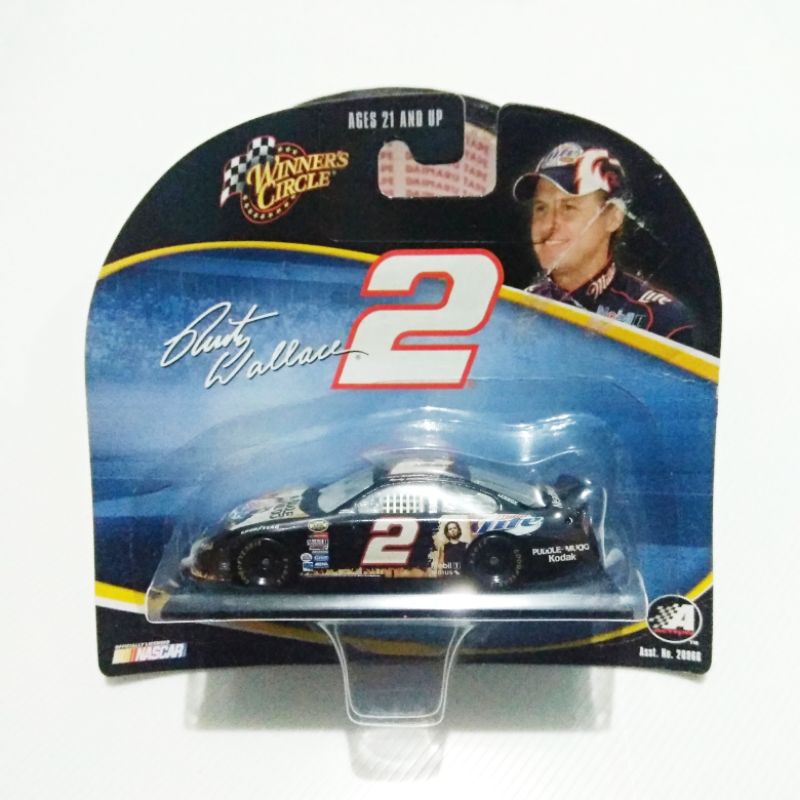Nascar No 2 Miller Lite Mobil1 Sirius Kodak Rusty Wallace Dodge Intrepid WINNER'S CIRCLE ACTION card