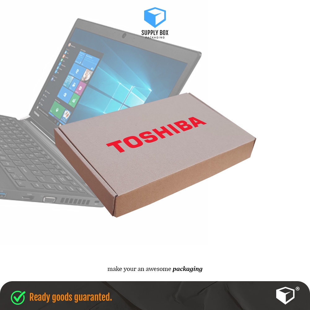 

BOX LAPTOP EMAILER TOSHIBA 1 SET | 45x29x6 cm | Kardus Laptop