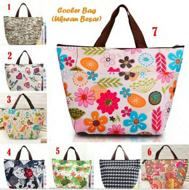 Tas bekal cooler bag ukuran besar tahan panas dingin import