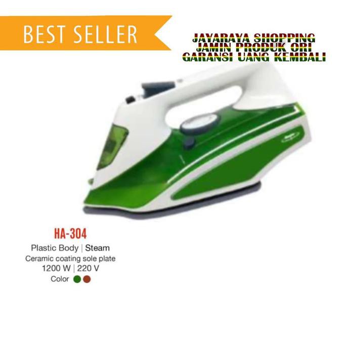 Setrika Uap / Steam Iron 1200W Maspion Ha304 Mohancustom