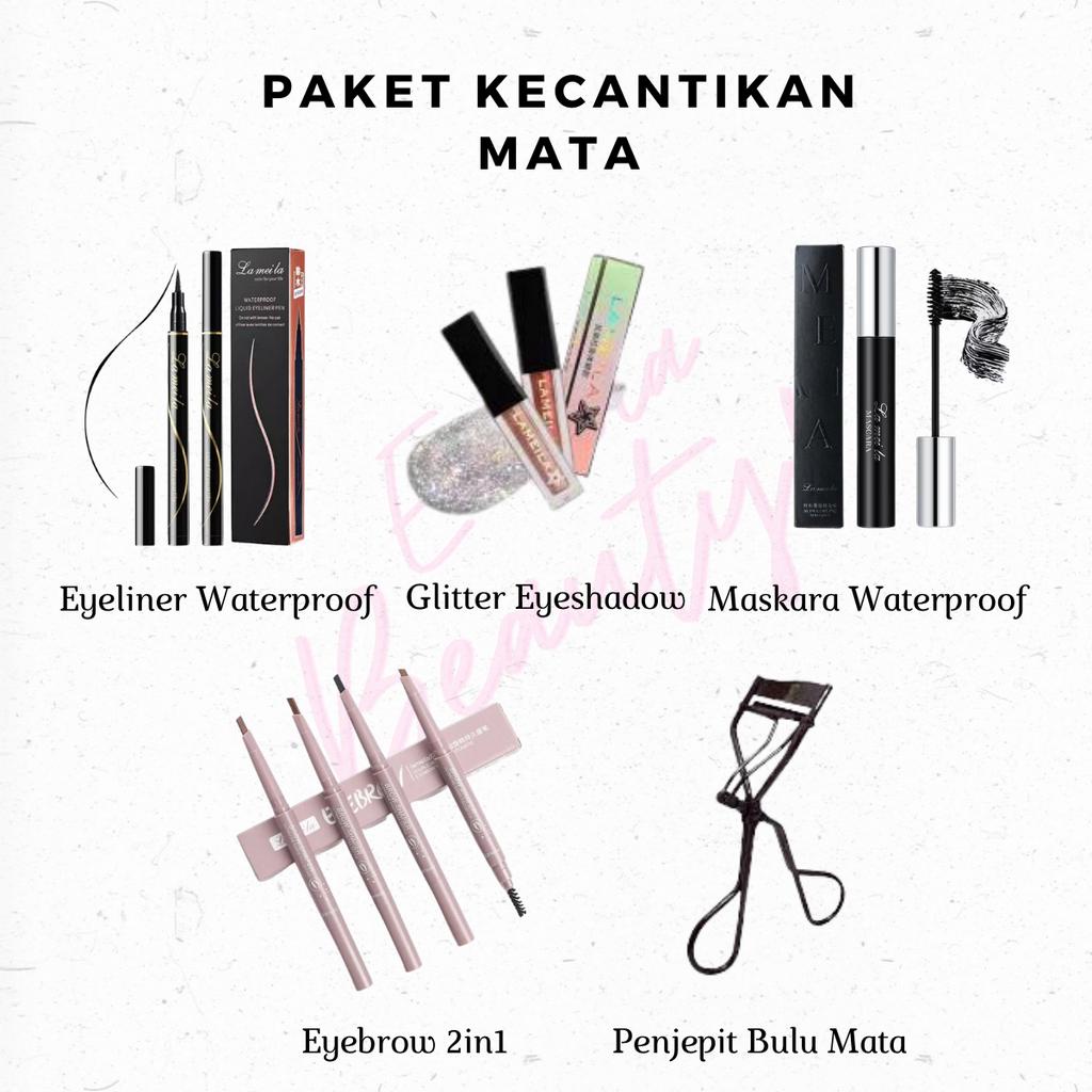 Paket Alat Kecantikan Mata Hemat 5in1 kit Alat Kosmetik Kecantikan Mata / set make up lengkap / pake