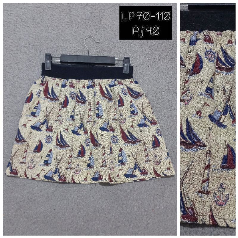 Rok Wanita Mini Midi Maxi Flare Skirt Preloved / Thrift Vol. 701-54