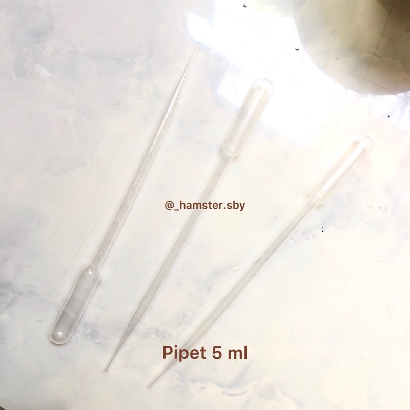 Pipet susu bayi hamster 5 ml / pipet obat hewan anjing kucing kelinci landak sugar glider iguana