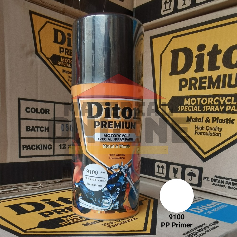 DITON PREMIUM PP Plastic Plastik Primer ***9100 300CC Bkn Samurai Paint KPP