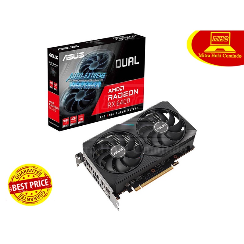 VGA ASUS RX 6400 Dual 4GB Radeon RX6400