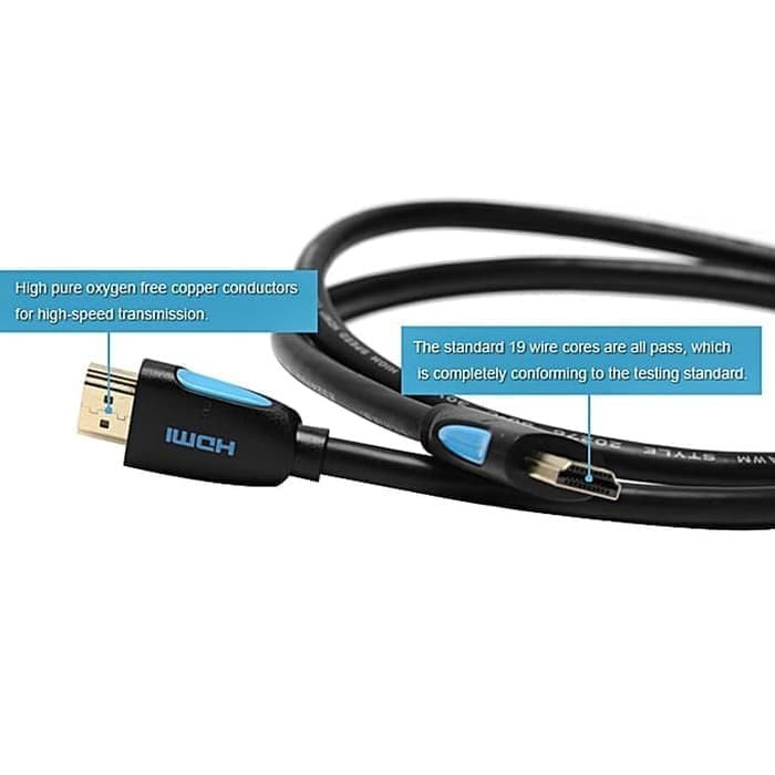 Vention Kabel HDMI 2M - M02 v2.0b Support Ultra HD 4K Male to Male