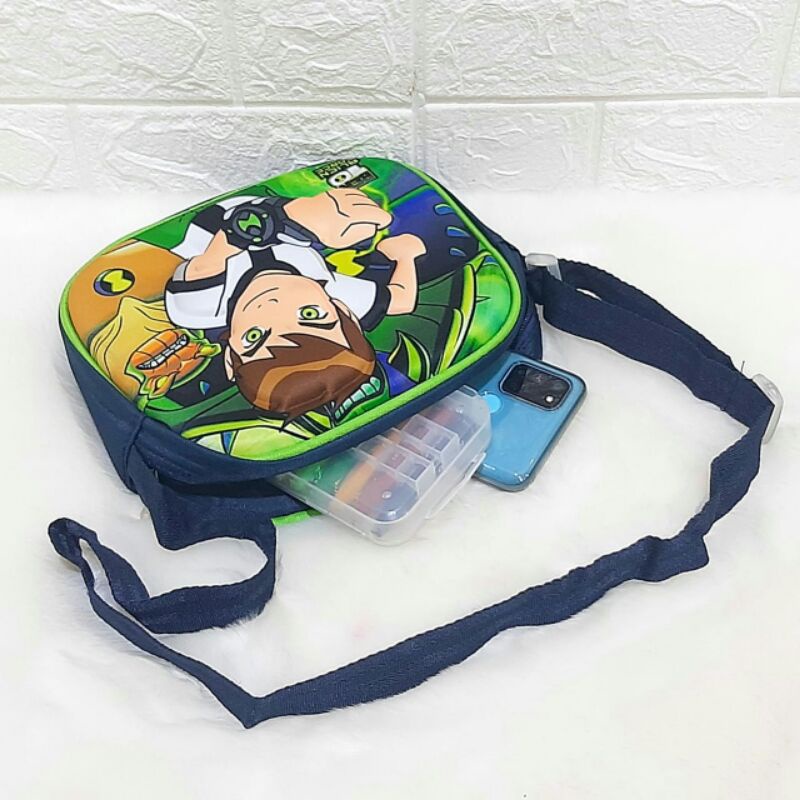 TAS SLEMPANG ANAK / TAS SELEMPANG KARAKTER  TAS TIMBUL 3D  TAS SLINGBAG ANAK