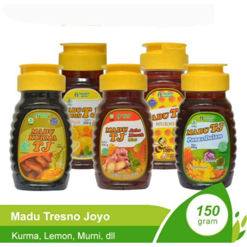 

Madu TJ / Tresno Joyo Panas Dalam / Lemon / Kurma / Jahe Merah / Murni Botol 150gr