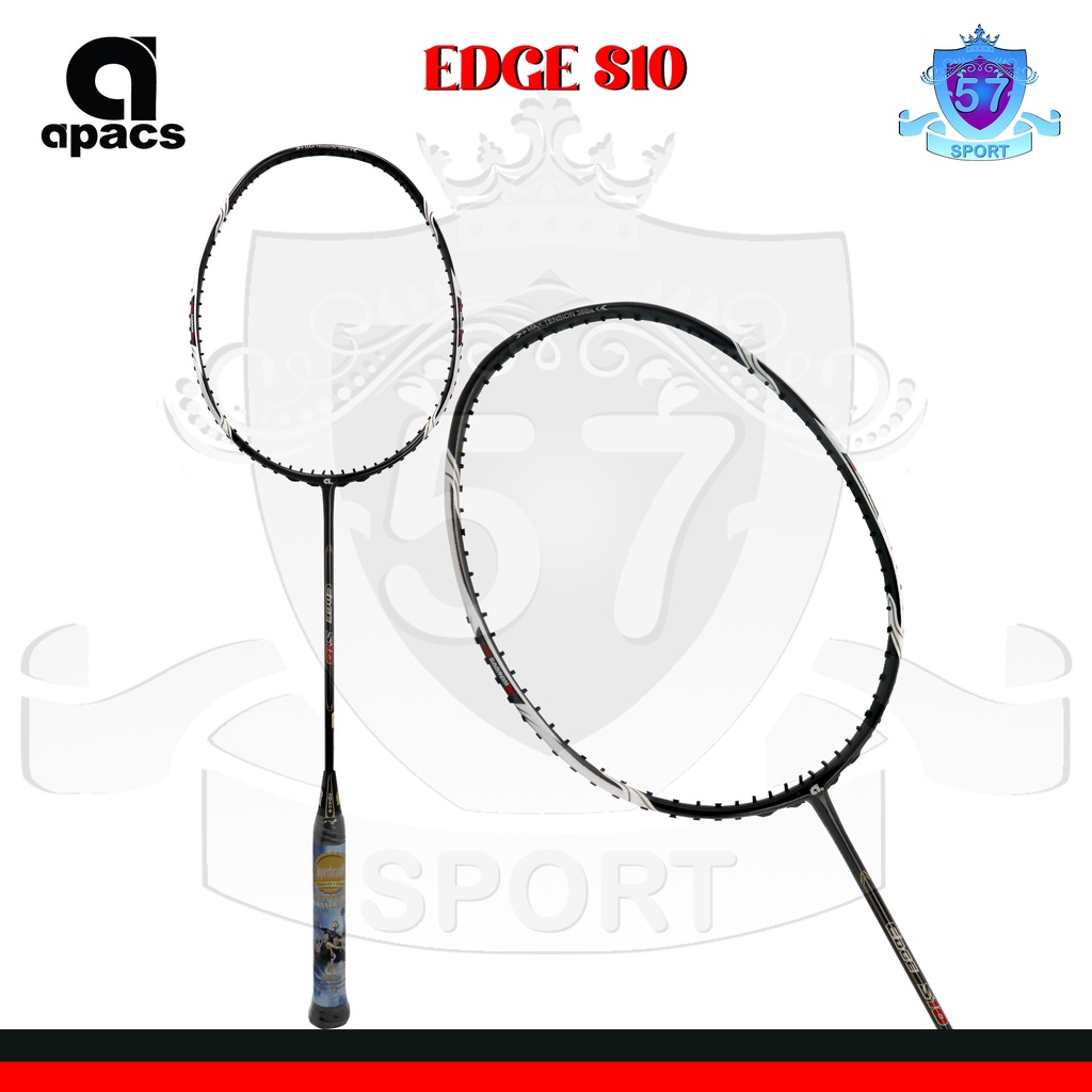 Raket Badminton Apacs Saber Edge S9 / S10 Original Bonus Senar dan Tas