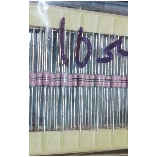 10, pcs, ANEKA NILAI RESISTOR, 1/4, WAT, BODY, 1/8, WAT