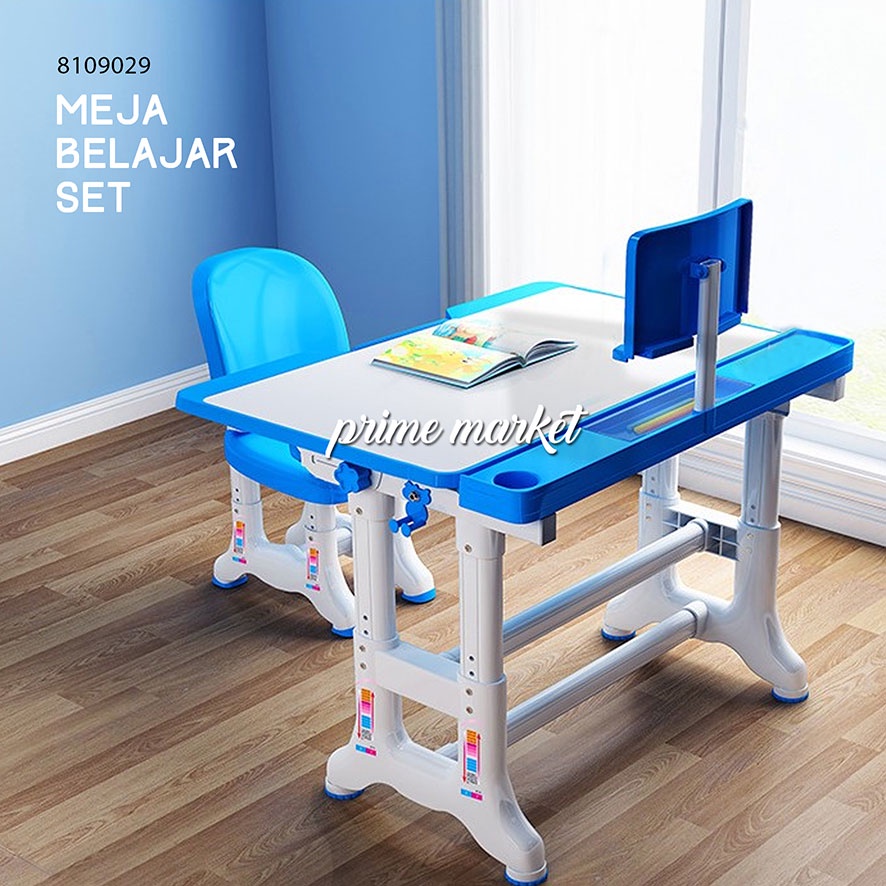 Jual Meja Belajar Anak Ergonomis / Meja Belajar Set Kursi Adjustable ...