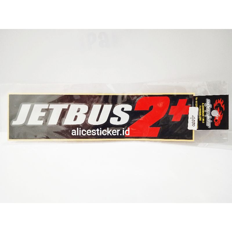 STIKER JETBUS 2+