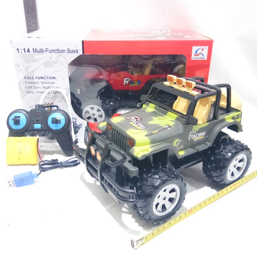 Mainan Mobil Remot kontrol jeep 1:14  rc jeep 2.4ghz 3030