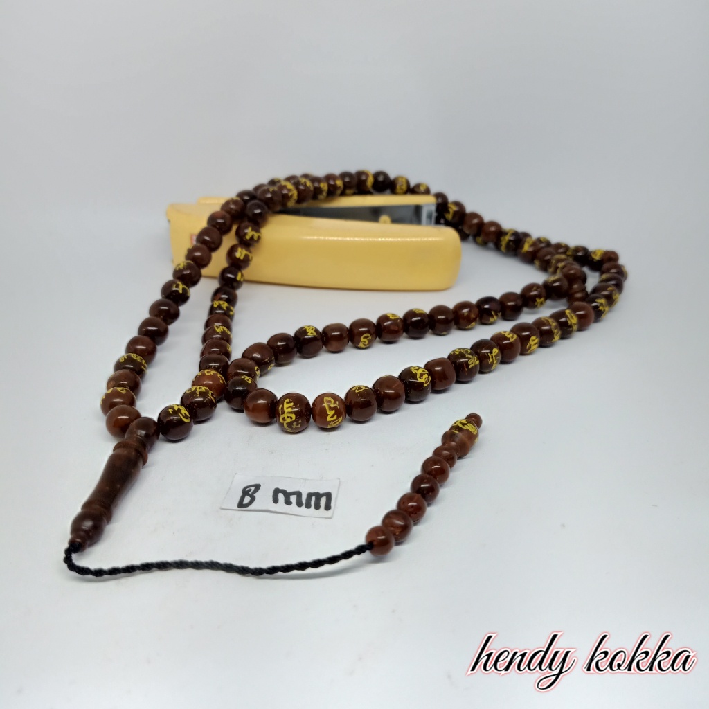 5pcs tasbih 99 kokka kaukah kaokah asmaul husna 8mm ckt