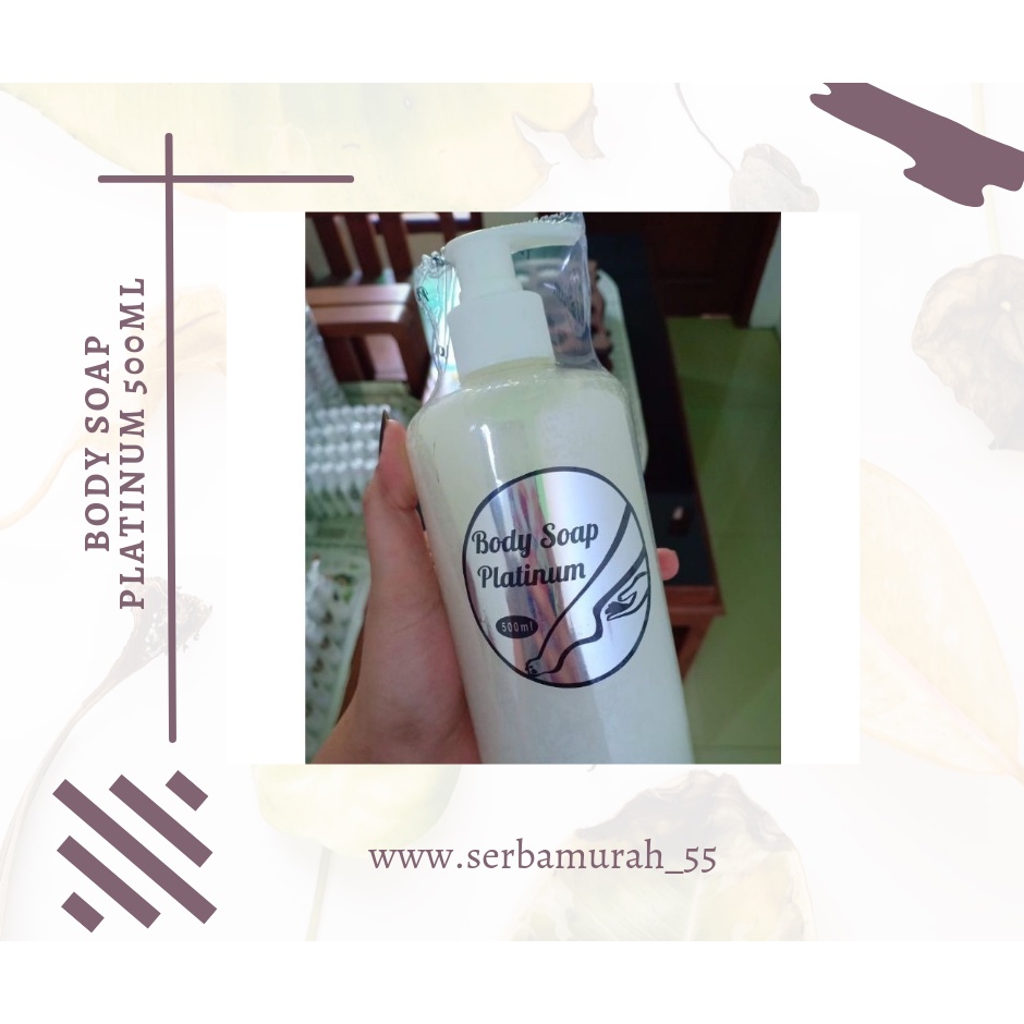 Body soap platinum 500ml
