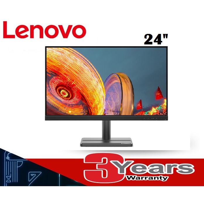 Monitor LED Lenovo L24e-30 L24e30 24&quot; 1080p VGA HDMI Audio Out Vesa NEW