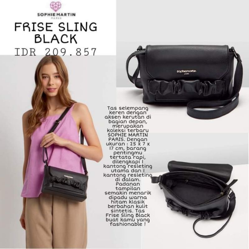 tas frise black Sophie paris