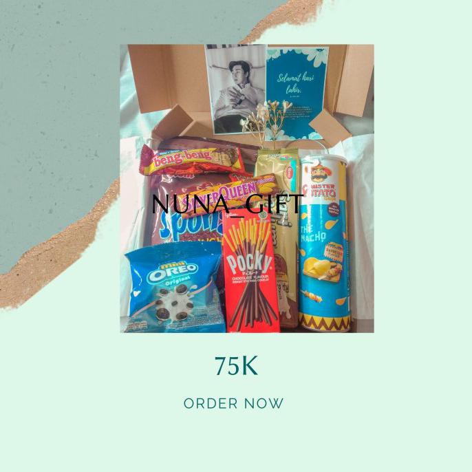 snack gift | Snack box | gift box | Hadiah Ulang Tahun | Gift Box FREE ONGKIR Kode 573