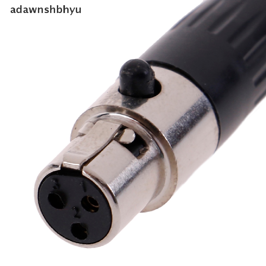 Adawnshbhyu 1Pc Konektor Mikrofon Audio XLR Mini 34pin Female Plug XLR Kecil Untuk MIC