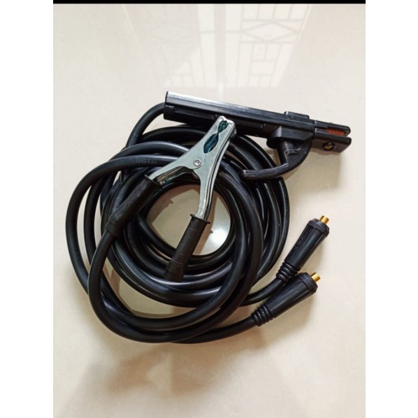 Komplit kabel las tang las tang masa kabel 5 meter stang las 200a