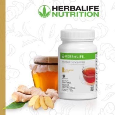 teh honey ginger rasa jahe madu barcod utuh herbalif