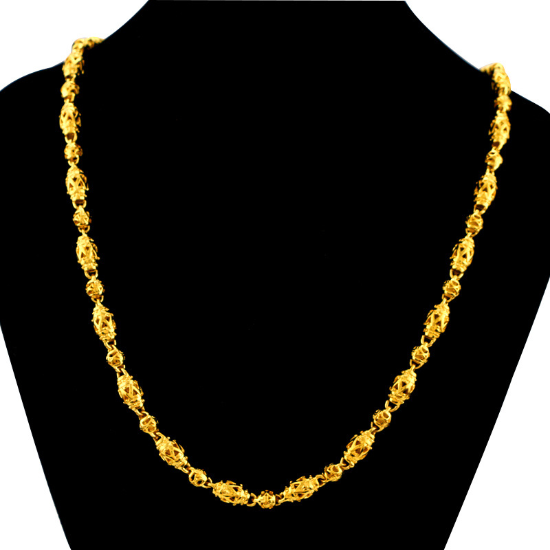 Kalung Rantai Emas Asli Kadar 375 Panjang 60Cm Tebal 7Mm Berat 47G Untuk Pria