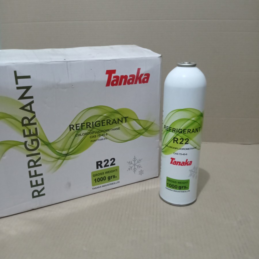 GROSIR IPr3on tanaka R22 refrigerant KEMASAN KALENG 1KG/ 1000 GRAM