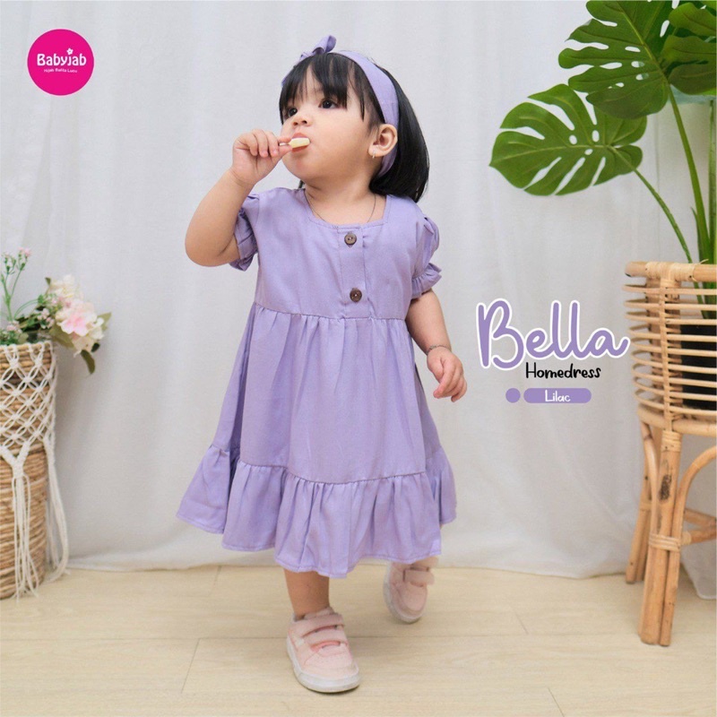 Babyjab Bella Homedress Anak Perempuan - Baju Rumah Homedress Baby Jab Usia 0 1 2 3 4 5 6 Tahun