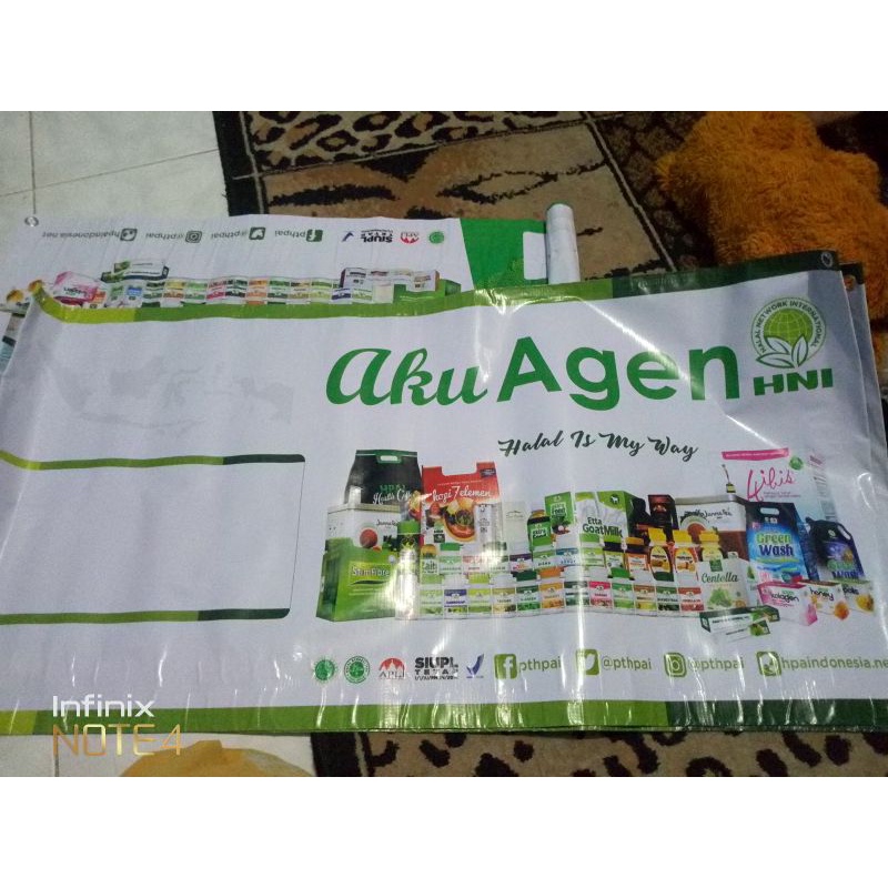 PROMO SALE/ BANNER AGEN HNI HPAI / SPANDUK HNI HPAI MURAH