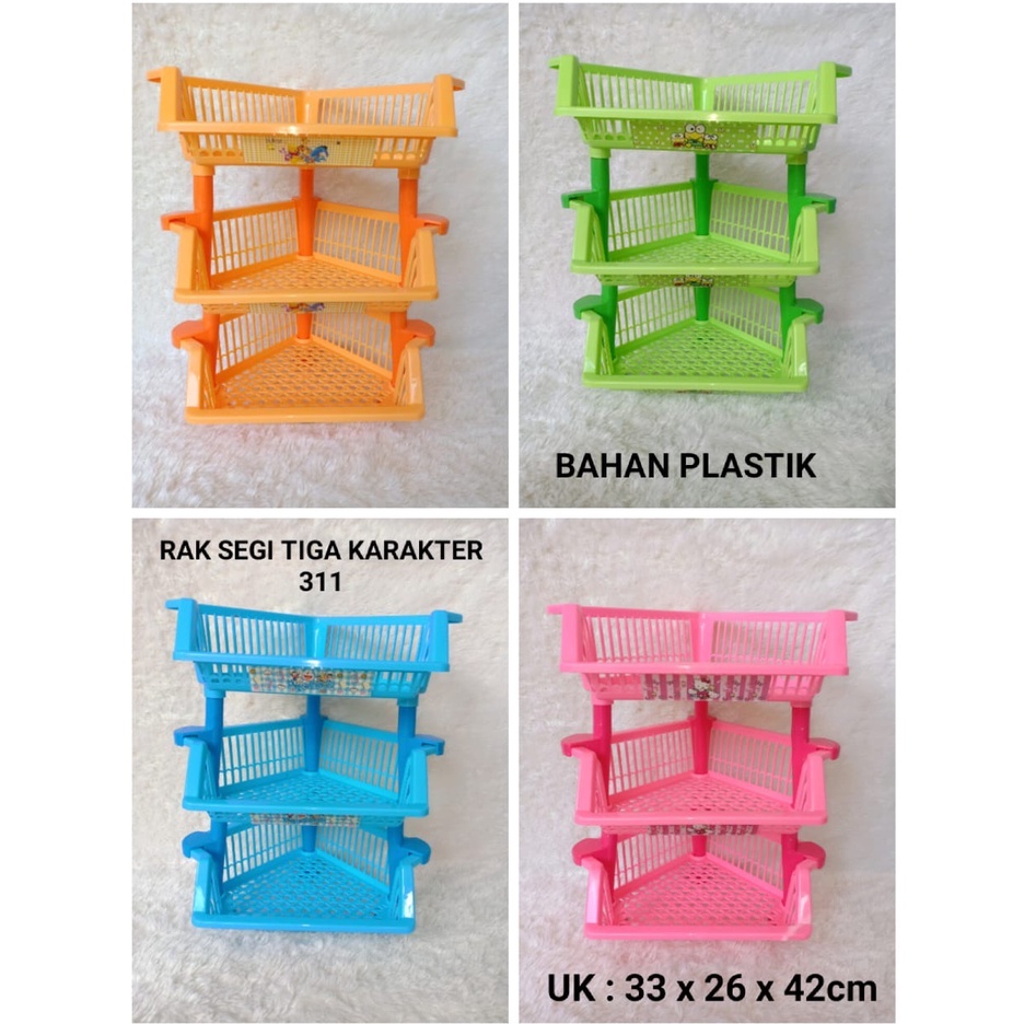 RAK SEGITIGA KARAKTER / RAK SEGITIGA DORAEMON / RAK SEGITIGA HELLO KITTY / RAK SEGITIGA KEROPI / RAK