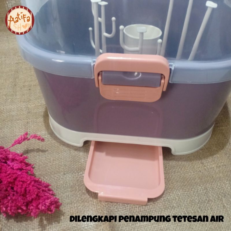 Drying Rack with Cover, Rak Botol dengan Penutup, Rak Pengering Botol Bayi