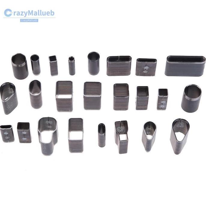 

Martsungkar Crazymallueb 24Pcs / Set Alat Pembolong Kulit Handmade Diy Bahan Baja