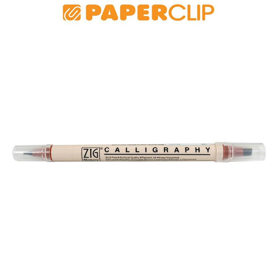 

PEN BRUSH ZIG KURETAKE MS-3400 CALLIGRAPHY 601 COFFEE