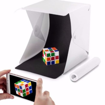 STUDIO MINI UNTUK FOTO PRODUK ONLINE SHOP mini photo studio portable magic box foto with led PVC