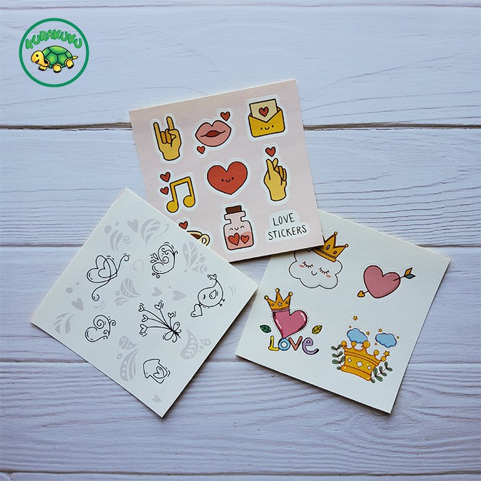 

Sticker / Stiker Deco Aesthetic Pack Love Story 018 Utk Laptop, Buku, Diary, Journal, dll