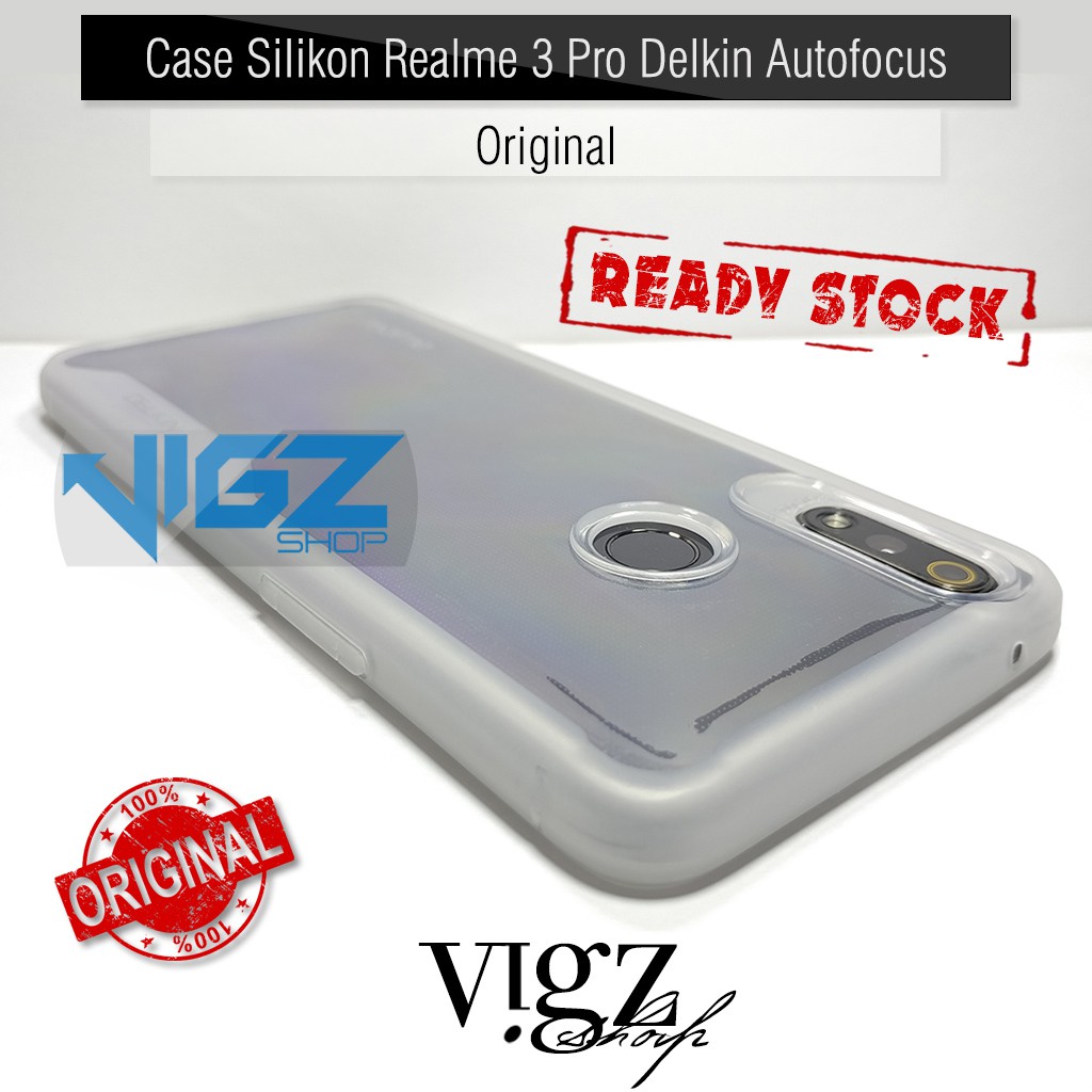 Case Silikon Realme 3 Pro Delkin Autofocus Original 100%