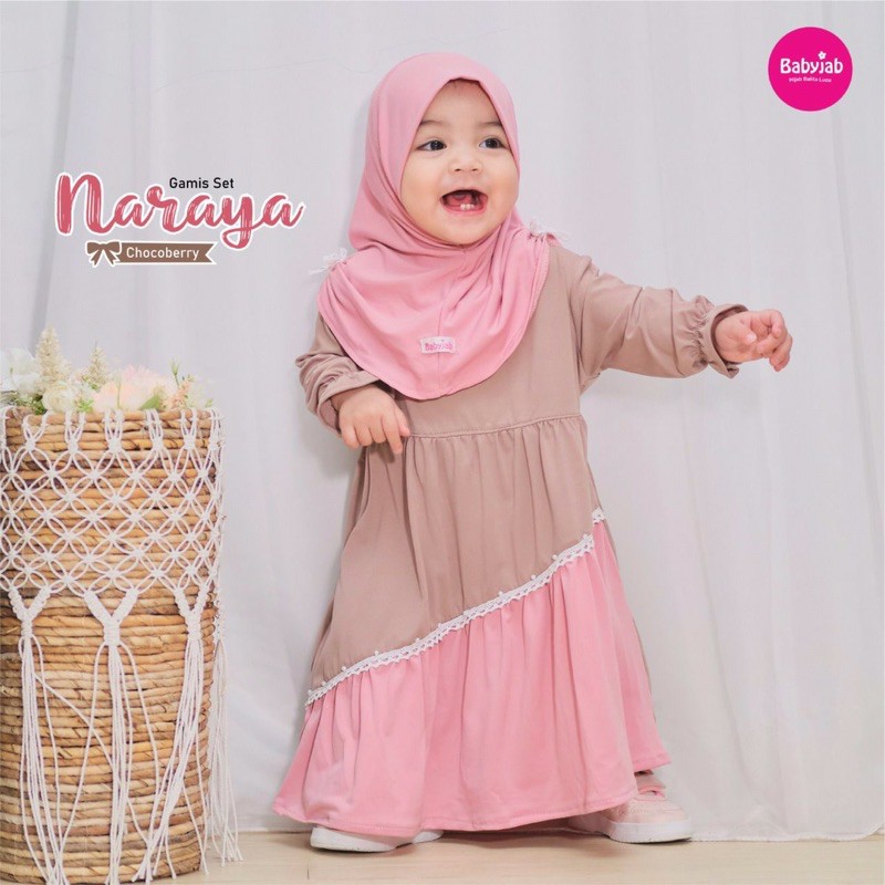 Gamis set anak Naraya by babyjab / gamis bayi lucu