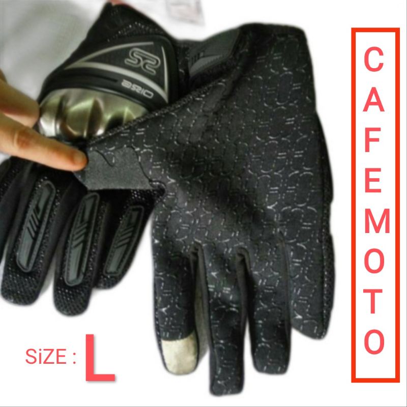 Axio gloves Ax01 - Sarung Tangan Axio AX-01 Touch Screen Jari Telunjuk layar sentuh model Mc44 scoyco