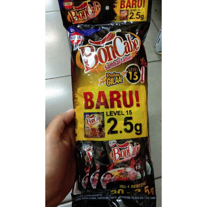 

Bon Cabe Sambal Tabur Level 15 (20 x 2.5 gr)